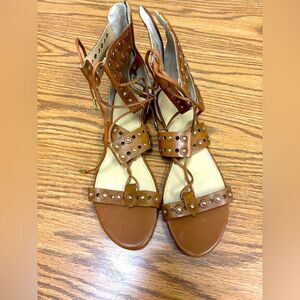 Brown Gladiator Sandals by Ivanka Trump